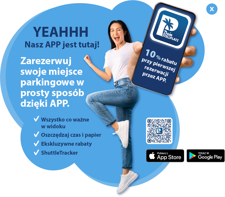 Dein Stellplatz - Tani parking na lotnisku BER. Nasz APP jest tutaj! Pobierz teraz za darmo. 10% Rabatu